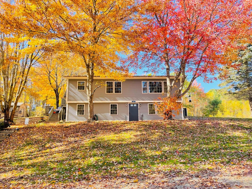598 Cape Road surrounded by colorful fall foliage